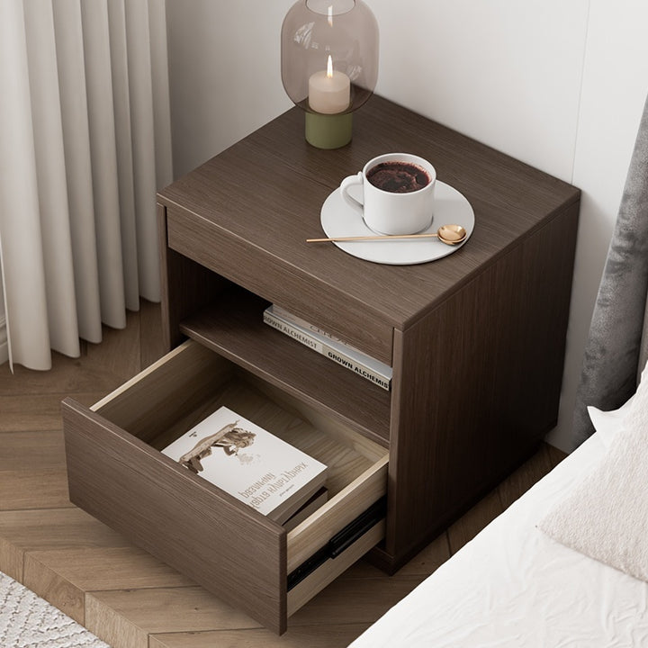 Minimalist Bedside Table with Hidden Lock