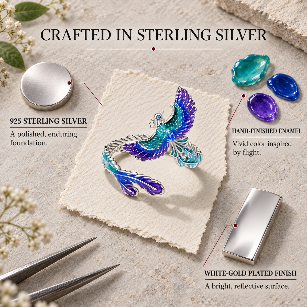 Phoenix Flight Adjustable Ring