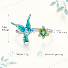 Kingfisher Garden Adjustable Ring