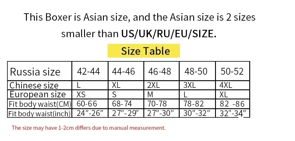 3pcs Men's Underwear Printed Aro Pants Men's Underwear Home Loose Sleeper Pants Antibacterial Flat Corner Quadrangle Shorts