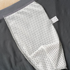 3PCS Men's Simple Line Printed Mid Waist Boxer Briefs Seamless Comfortable Skin Friendly Underwear Fashion Breathable Trunks