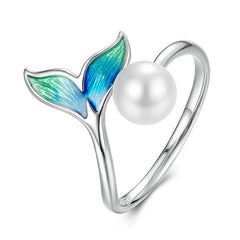 Ocean Whispers Adjustable Ring