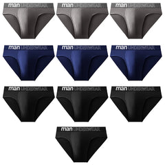 10 Pcs/Lot Men's Briefs Underwear Letter Comfortable Panties Shorts Sexy Boxer Shorts  Gifts for Man Underpants