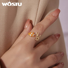 Coral Clownfish Adjustable Ring