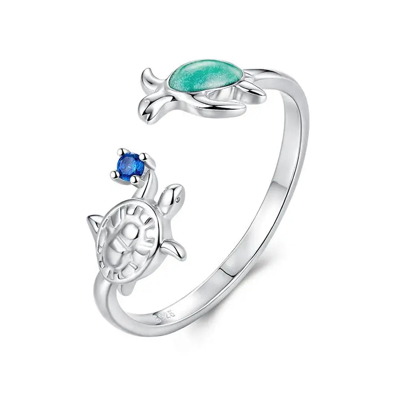 Ocean Whispers Adjustable Ring