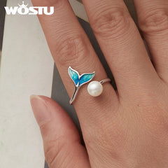 Ocean Whispers Adjustable Ring