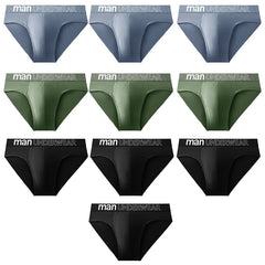 10 Pcs/Lot Men's Briefs Underwear Letter Comfortable Panties Shorts Sexy Boxer Shorts  Gifts for Man Underpants