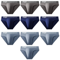 10 Pcs/Lot Men's Briefs Underwear Letter Comfortable Panties Shorts Sexy Boxer Shorts  Gifts for Man Underpants