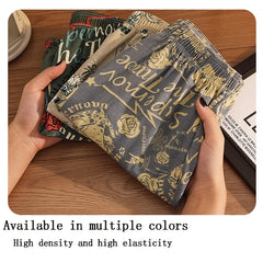 3pcs Men's Underwear Printed Aro Pants Men's Underwear Home Loose Sleeper Pants Antibacterial Flat Corner Quadrangle Shorts