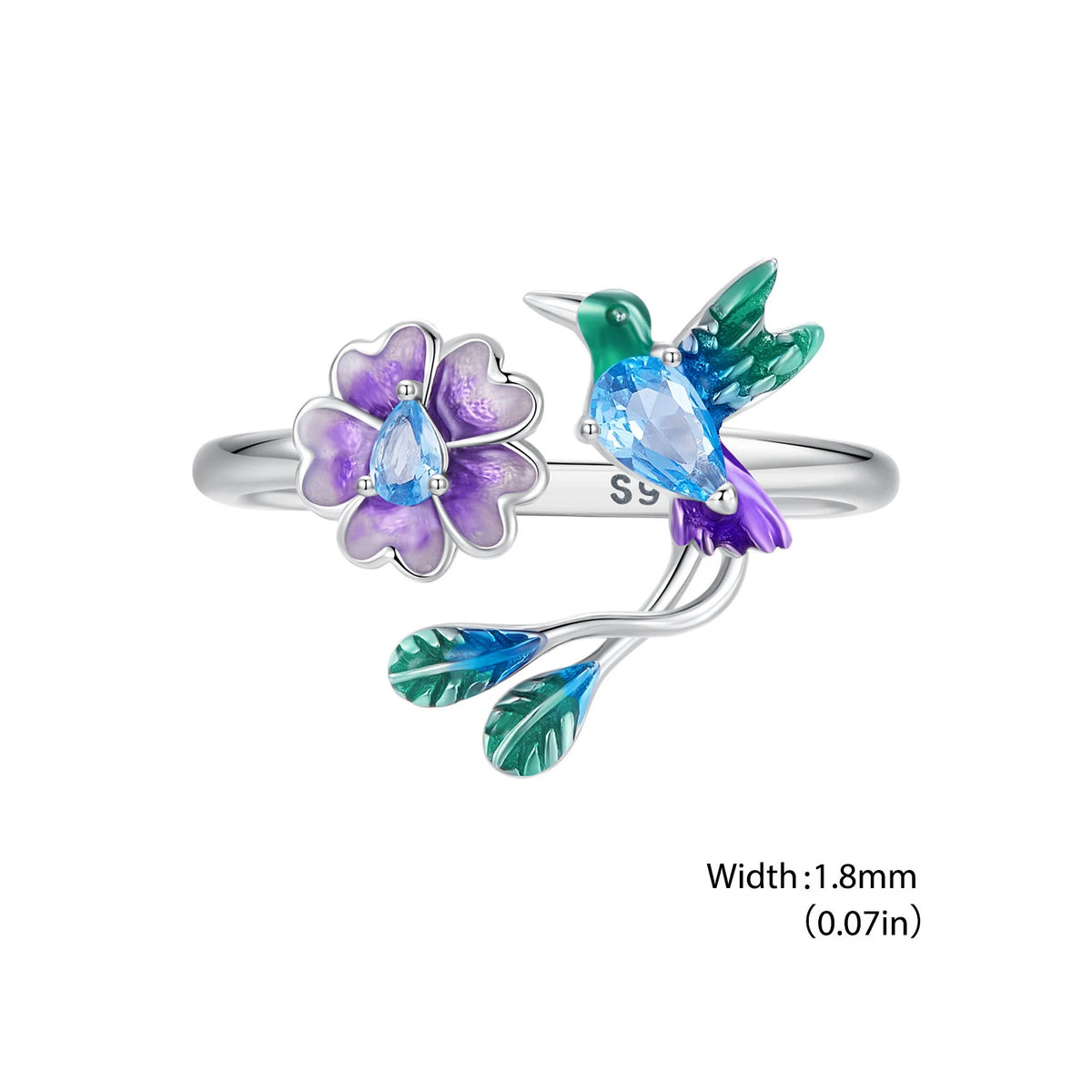 Garden Bird Adjustable Ring