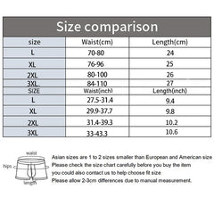 4PCS Men's Contrast Color Waistband Boxer Briefs Comfortable Breathable Stretch Underwear Male Casual Underpants