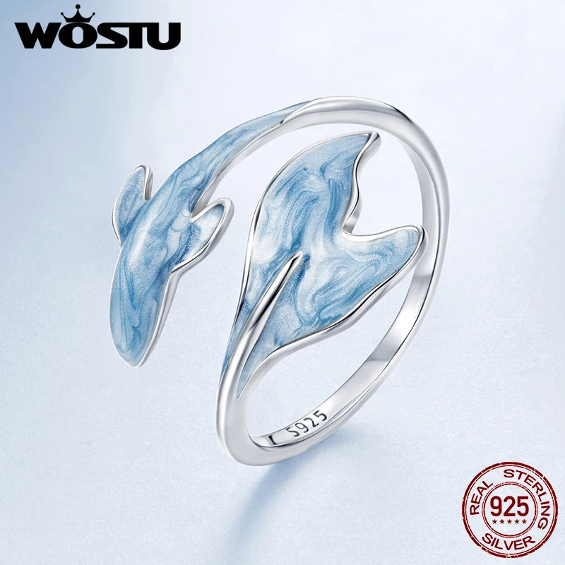 Ocean Whispers Adjustable Ring
