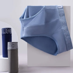 10 Pcs/Lot Men's Briefs Underwear Letter Comfortable Panties Shorts Sexy Boxer Shorts  Gifts for Man Underpants