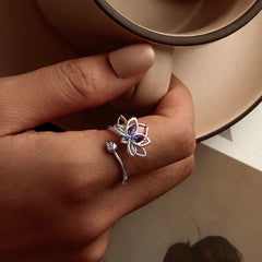 Whimsical Nature Adjustable Ring Collection