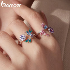 Garden Bird Adjustable Ring