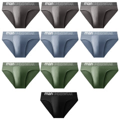 10 Pcs/Lot Men's Briefs Underwear Letter Comfortable Panties Shorts Sexy Boxer Shorts  Gifts for Man Underpants