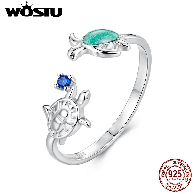Sea Turtle Adjustable Ring