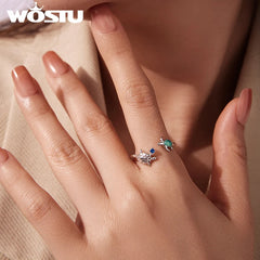 Sea Turtle Adjustable Ring
