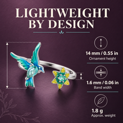 Kingfisher Garden Adjustable Ring