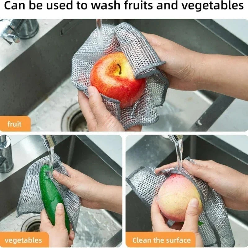 Double-Sided Kitchen Scrub Pads
